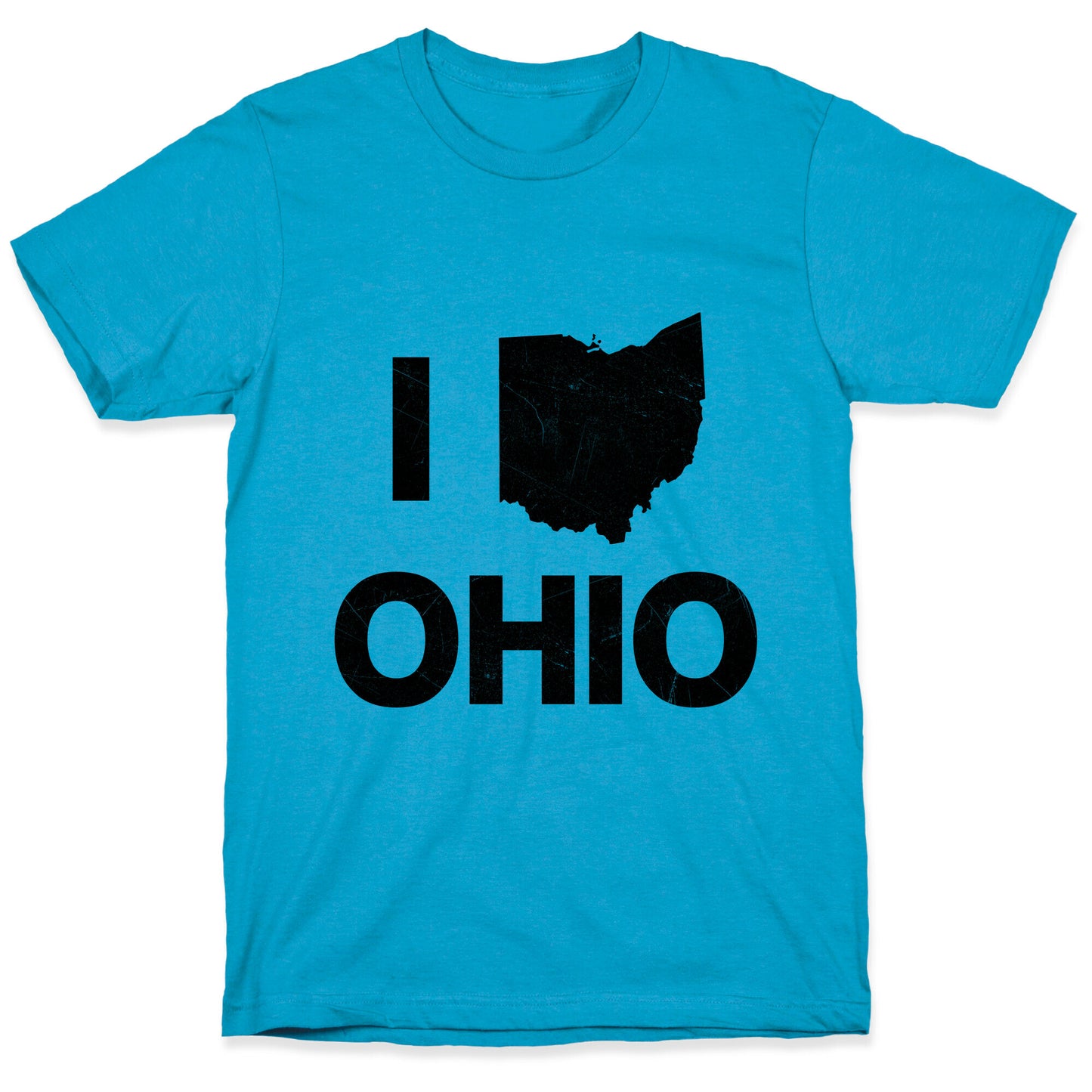 I Love Ohio Unisex Triblend Tee