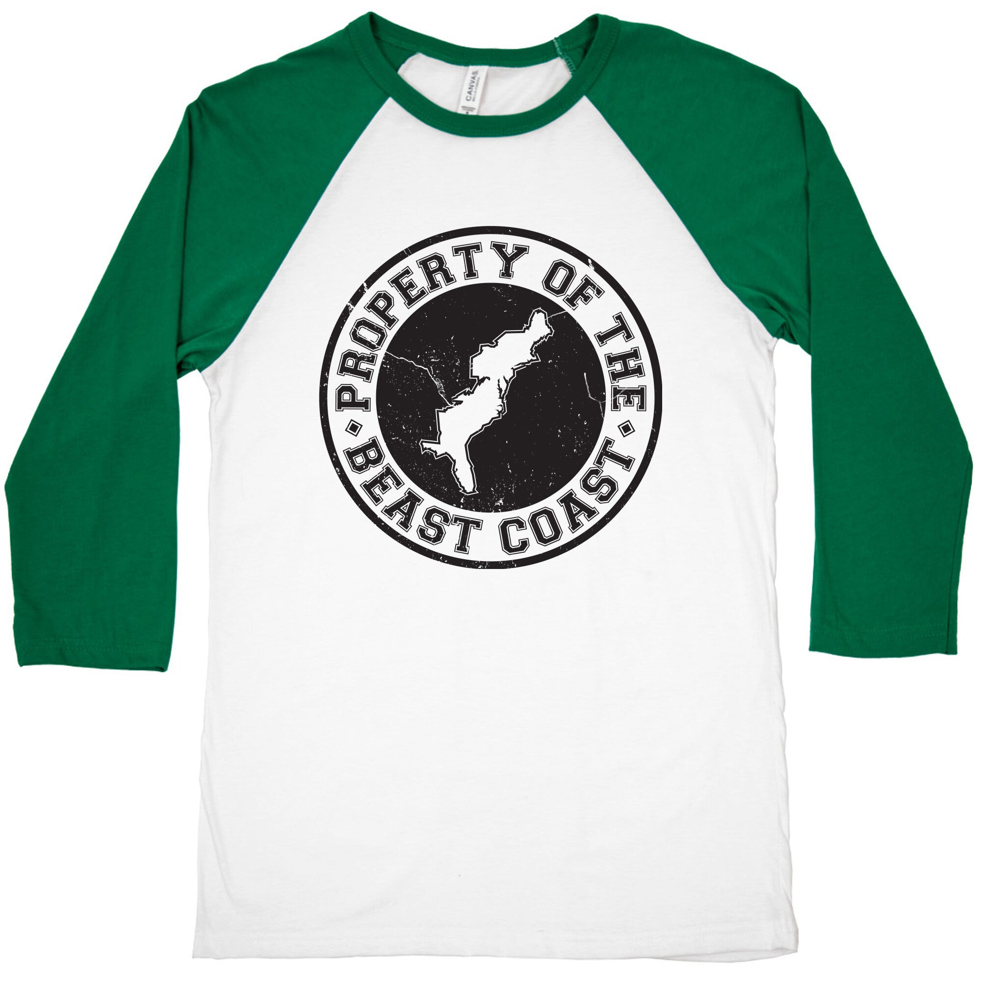 Beast Coast Property Baseball Tee