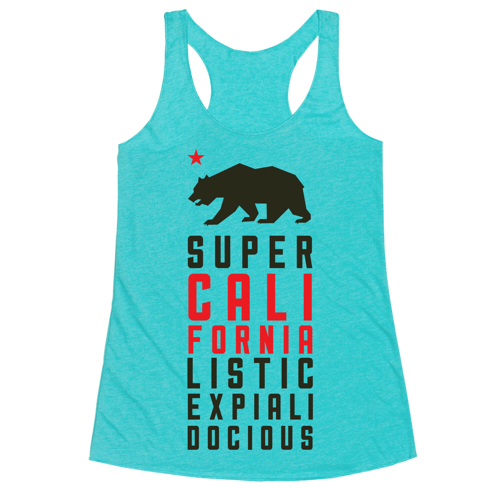 Californialistic Racerback Tank