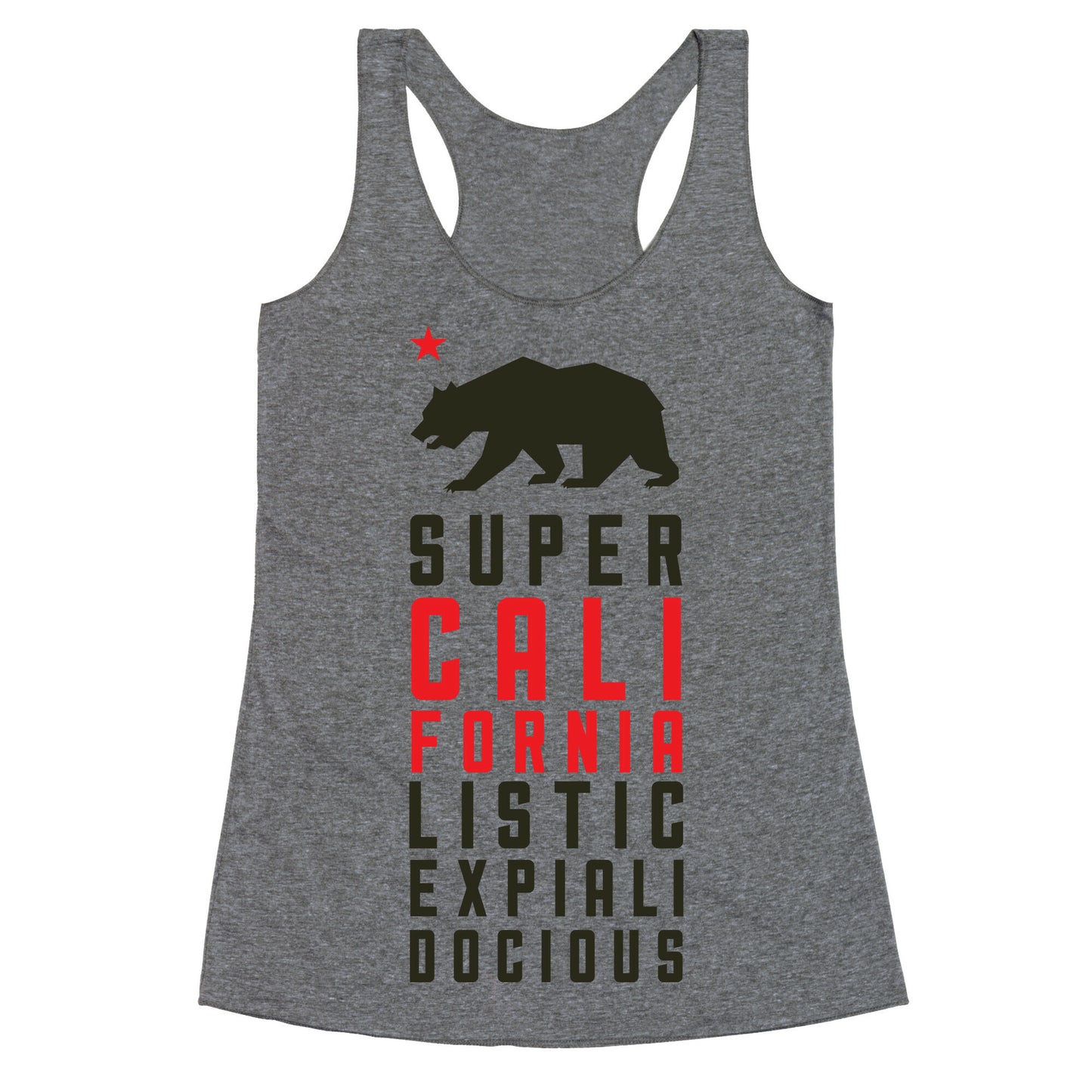 Californialistic Racerback Tank