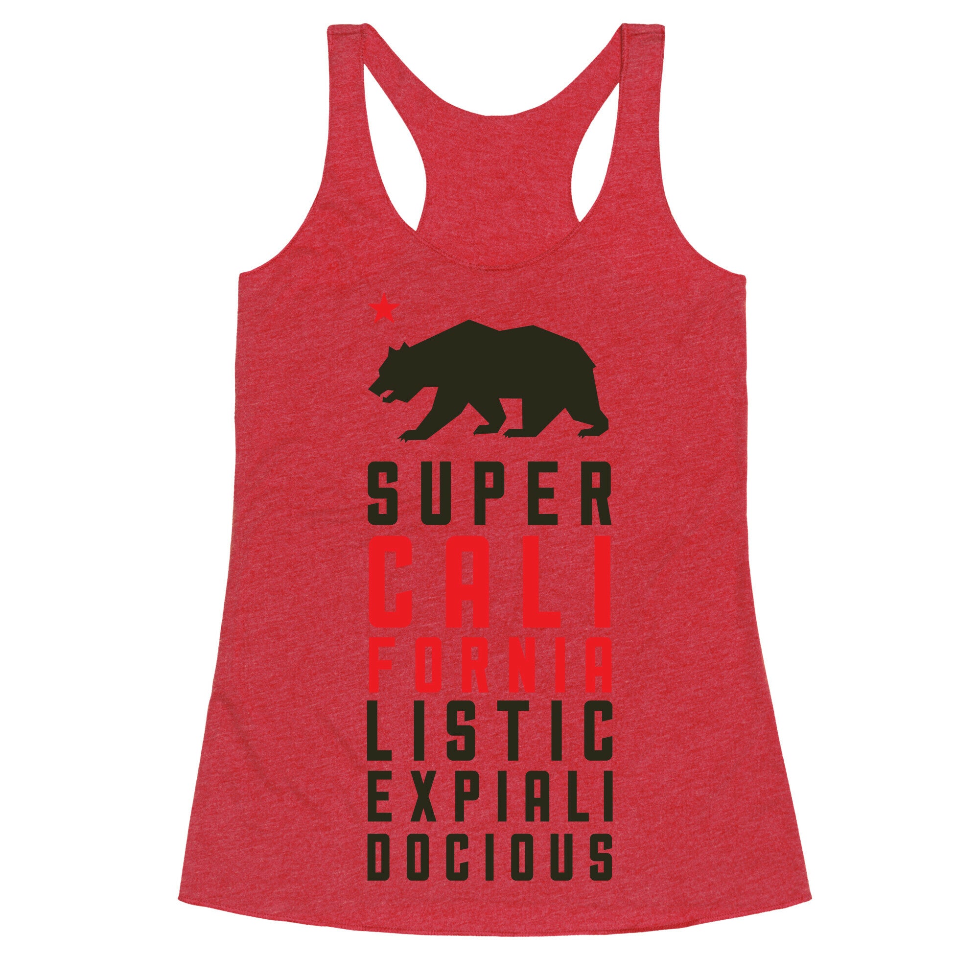Californialistic Racerback Tank