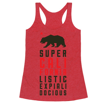 Californialistic Racerback Tank