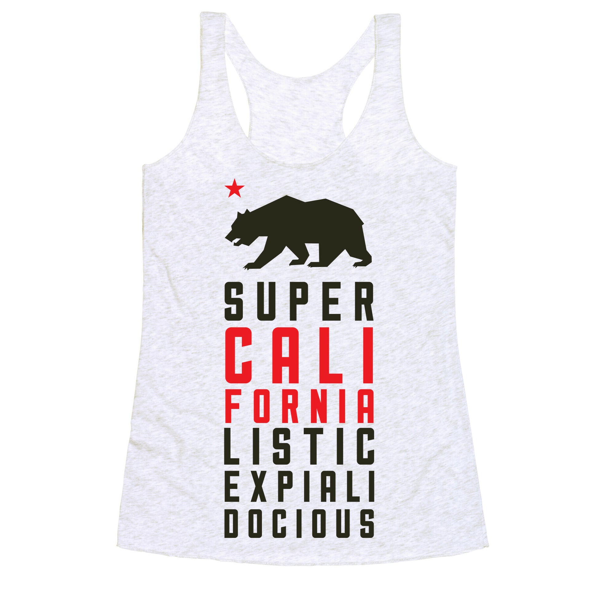 Californialistic Racerback Tank