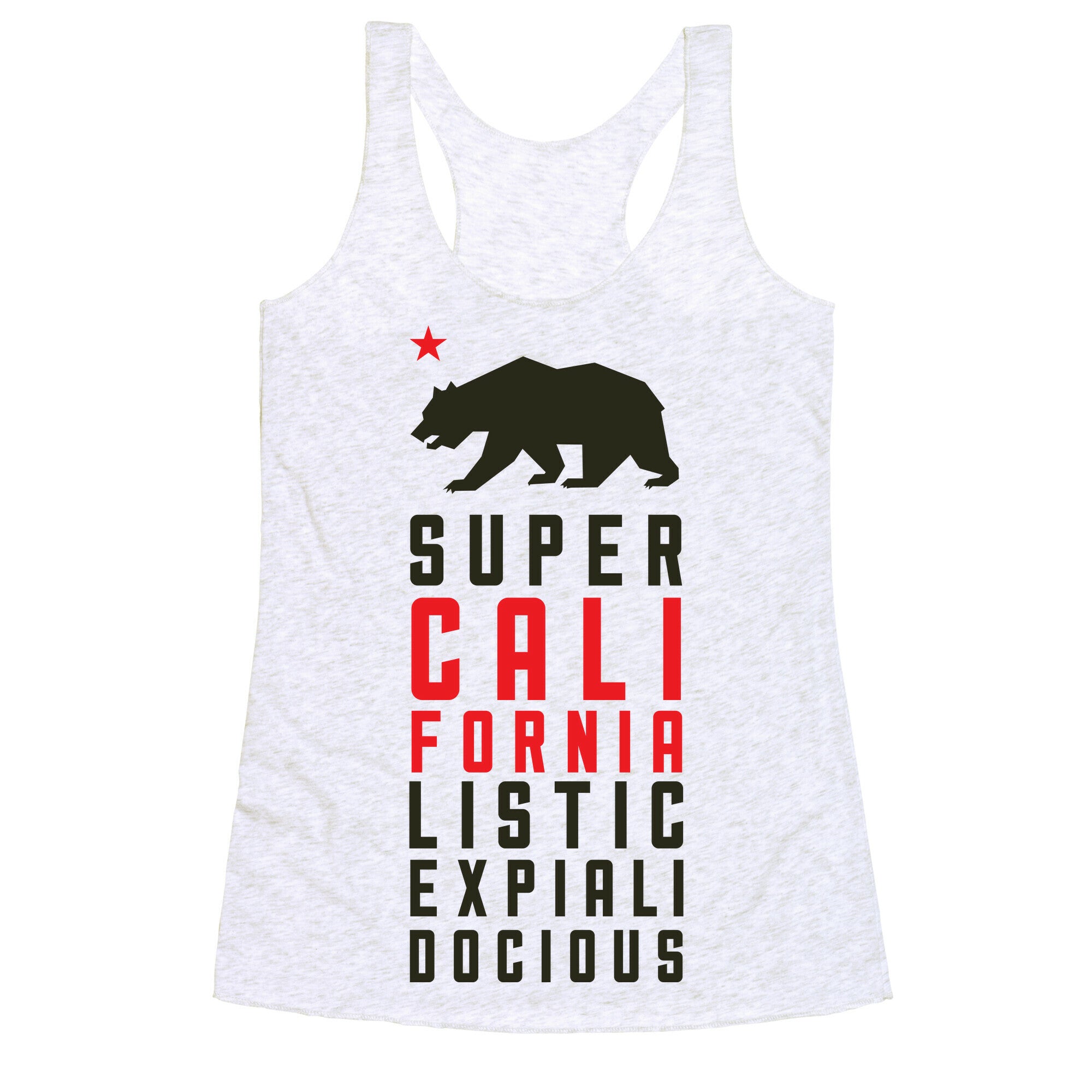 Californialistic Racerback Tank