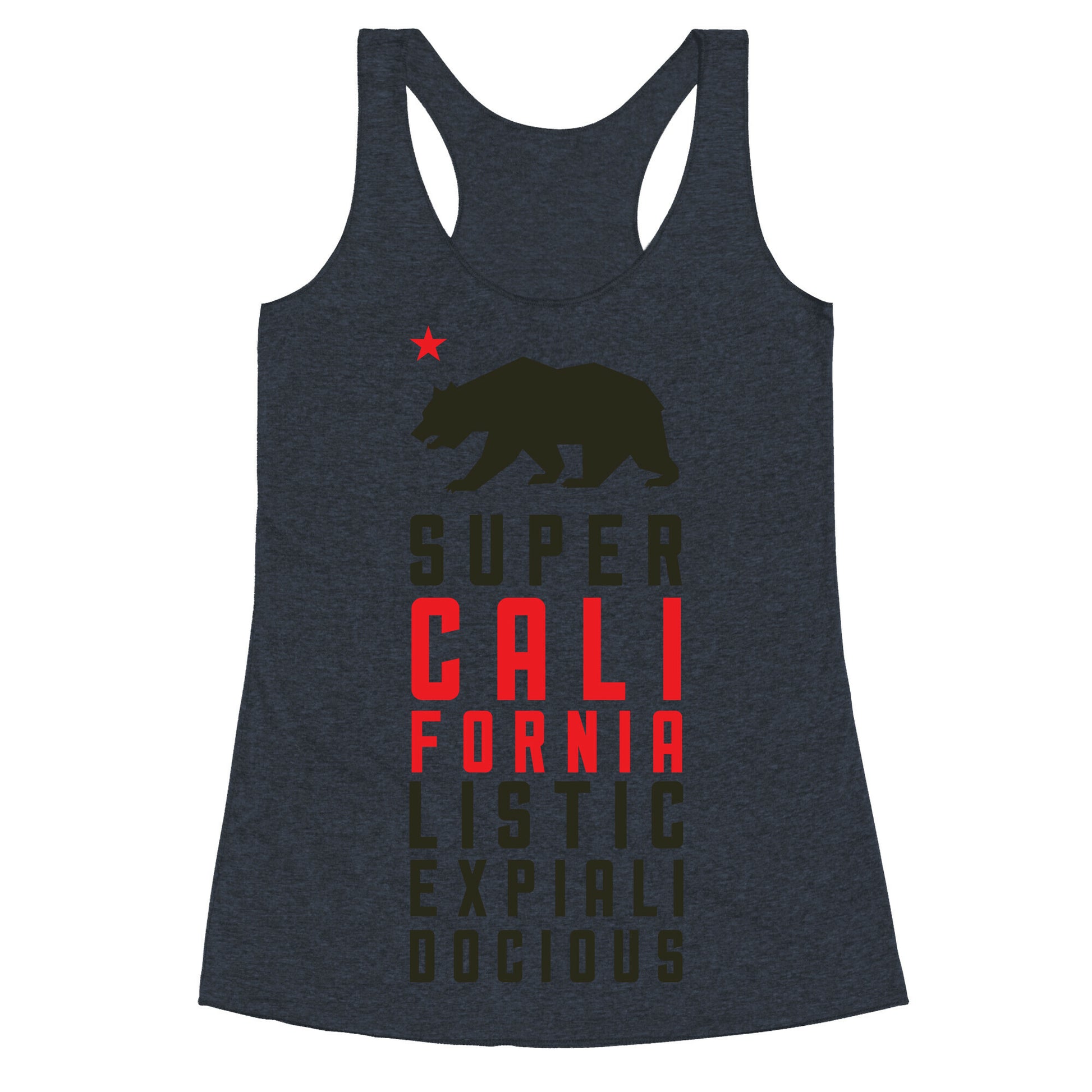 Californialistic Racerback Tank