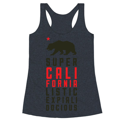 Californialistic Racerback Tank