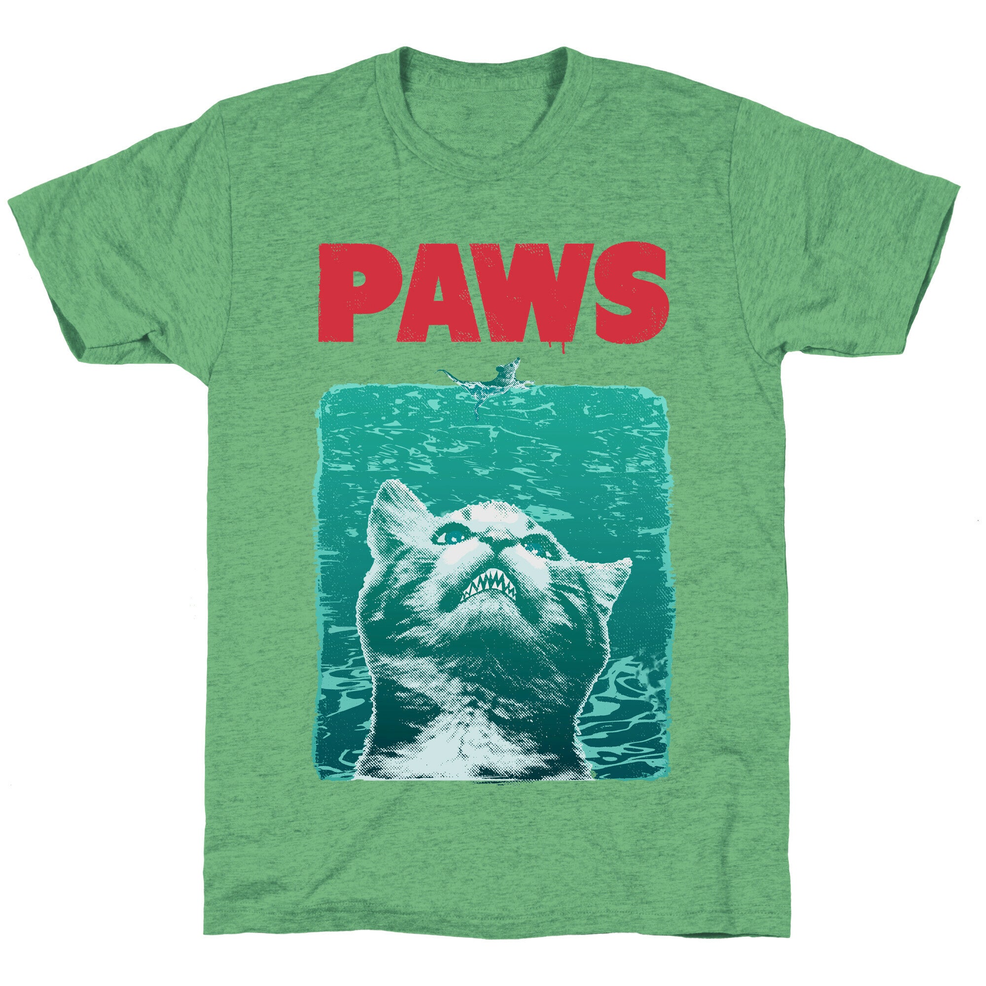 PAWS (Vintage Parody tank) Unisex Triblend Tee