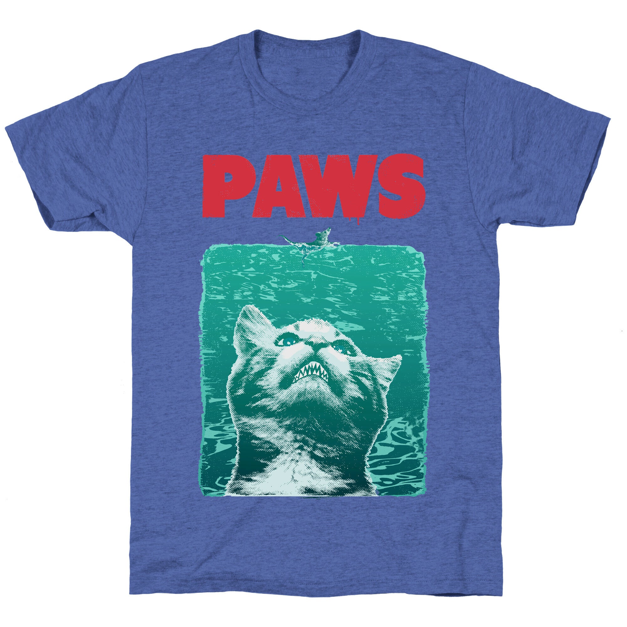 PAWS (Vintage Parody tank) Unisex Triblend Tee