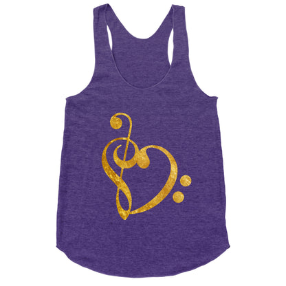 Musical Heart Racerback Tank