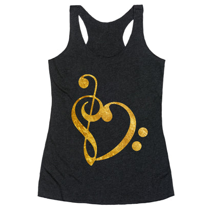 Musical Heart Racerback Tank