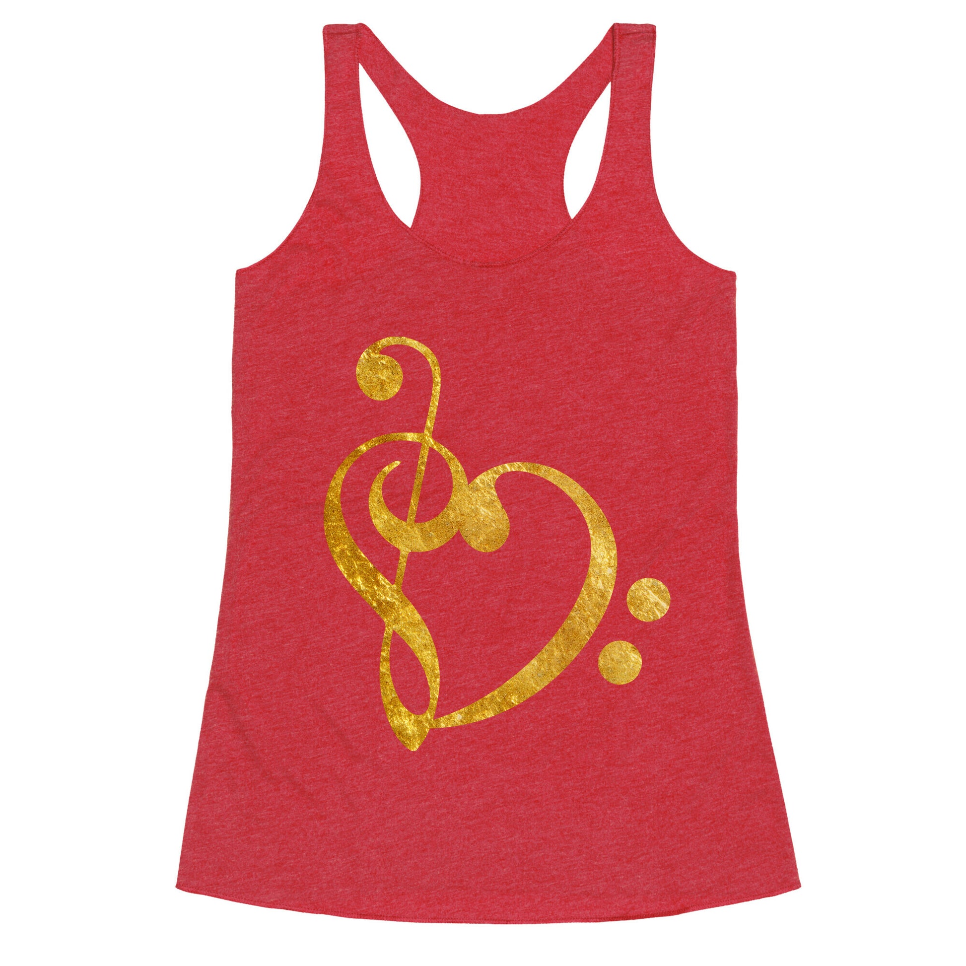 Musical Heart Racerback Tank