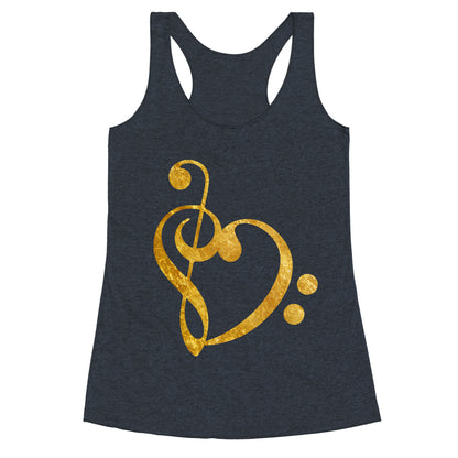 Musical Heart Racerback Tank