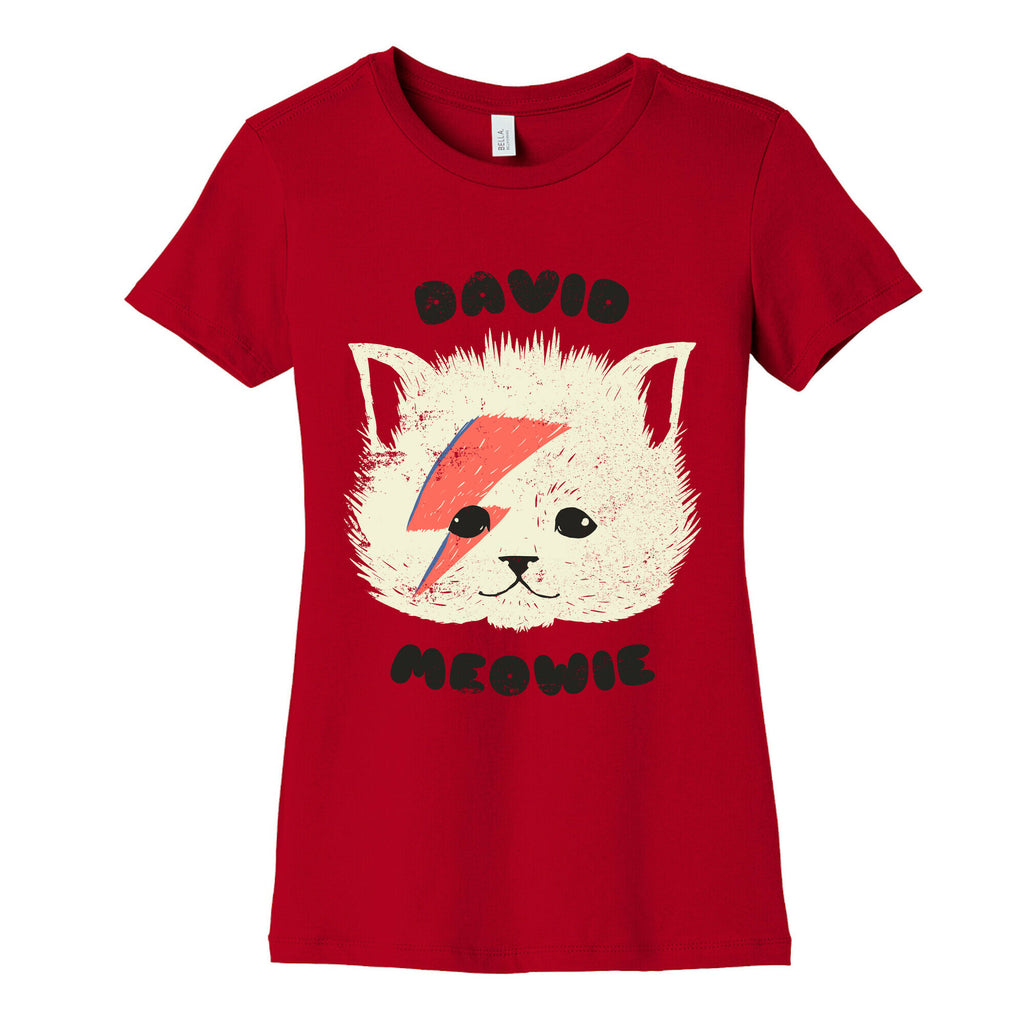 David Meowie Women's Cotton Tee