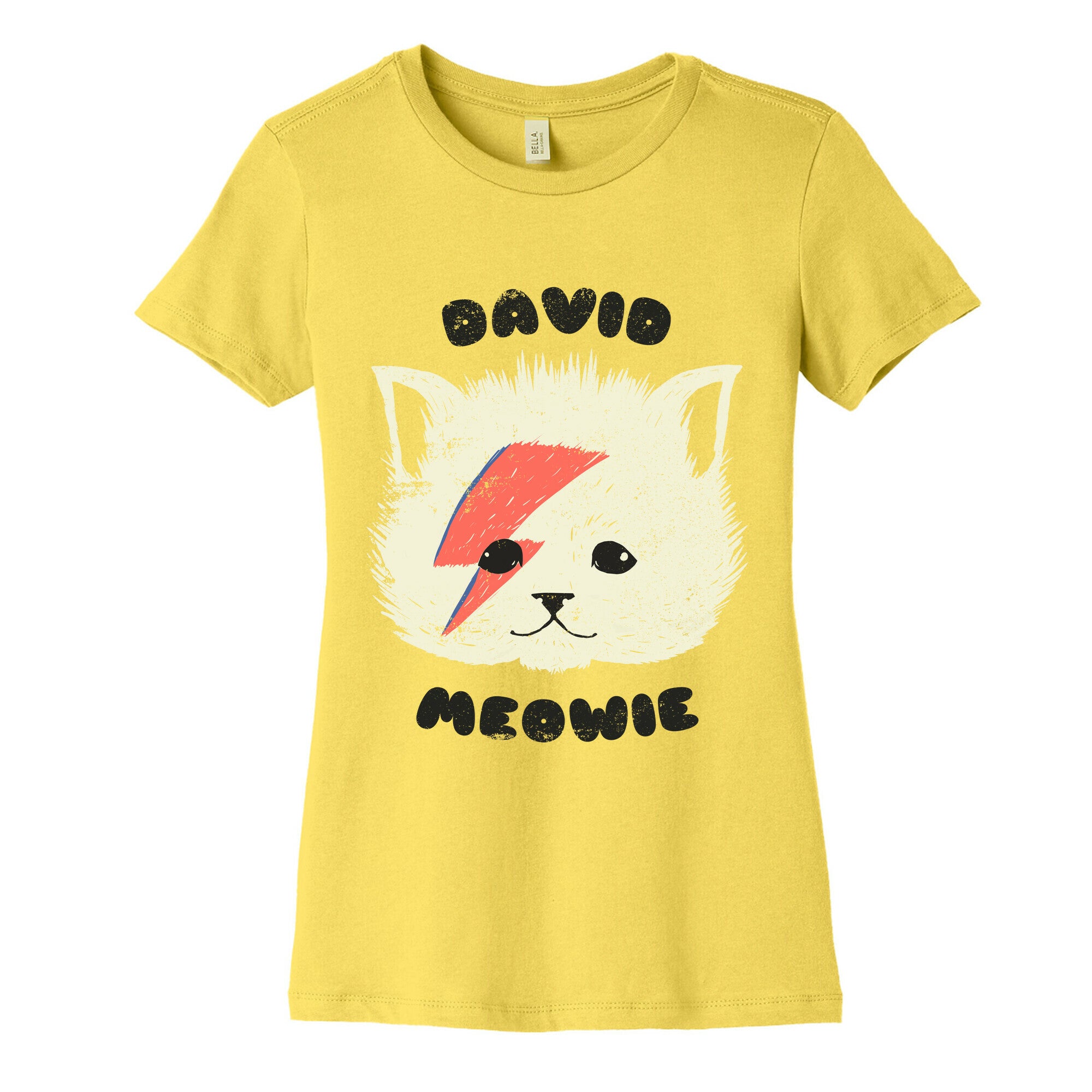 David Meowie Women's Cotton Tee