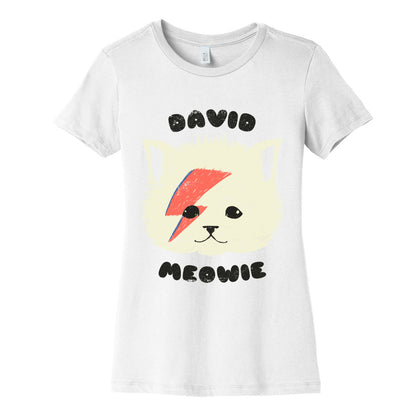 David Meowie Women's Cotton Tee