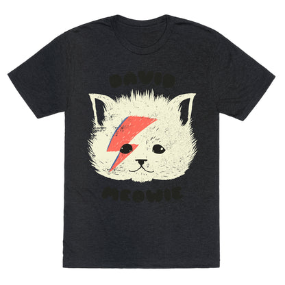 David Meowie Unisex Triblend Tee