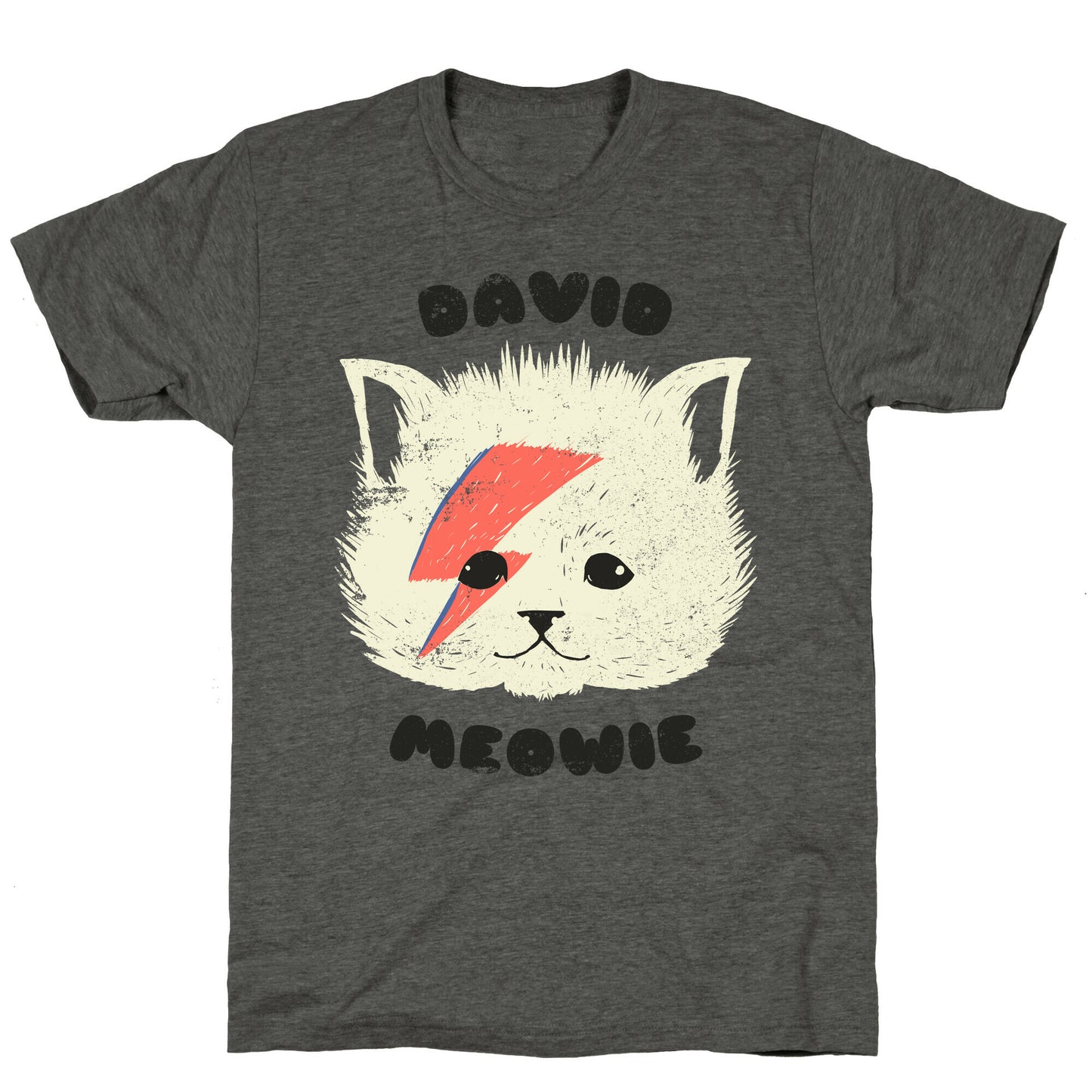 David Meowie Unisex Triblend Tee