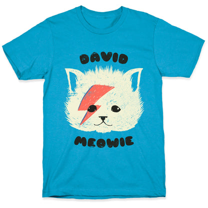 David Meowie Unisex Triblend Tee