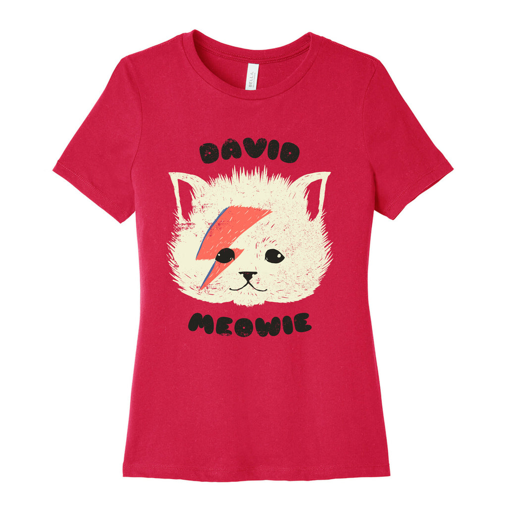 David Meowie Women's Cotton Tee