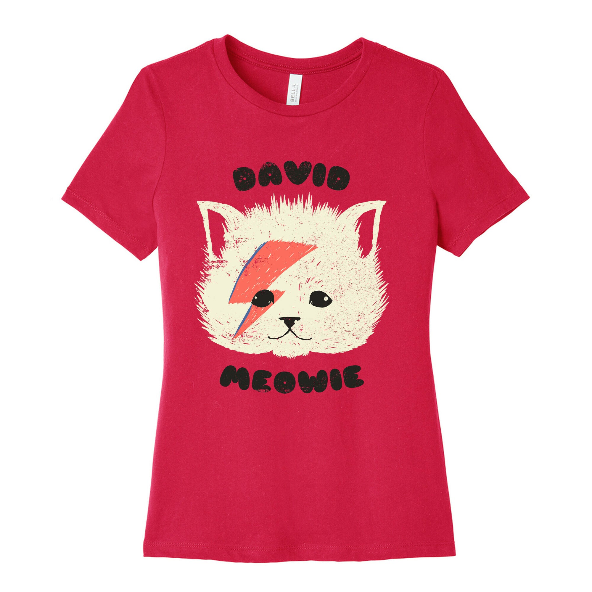 David Meowie Women's Cotton Tee