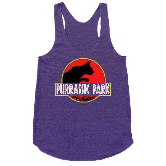 Purrassic Park Racerback Tank