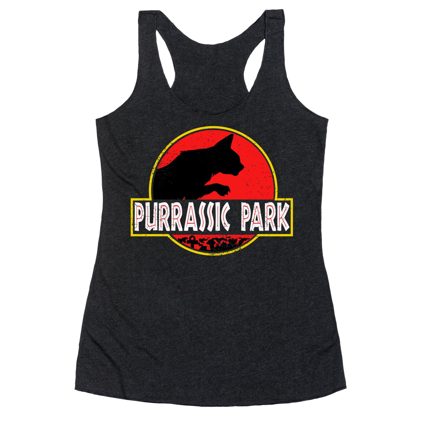 Purrassic Park Racerback Tank