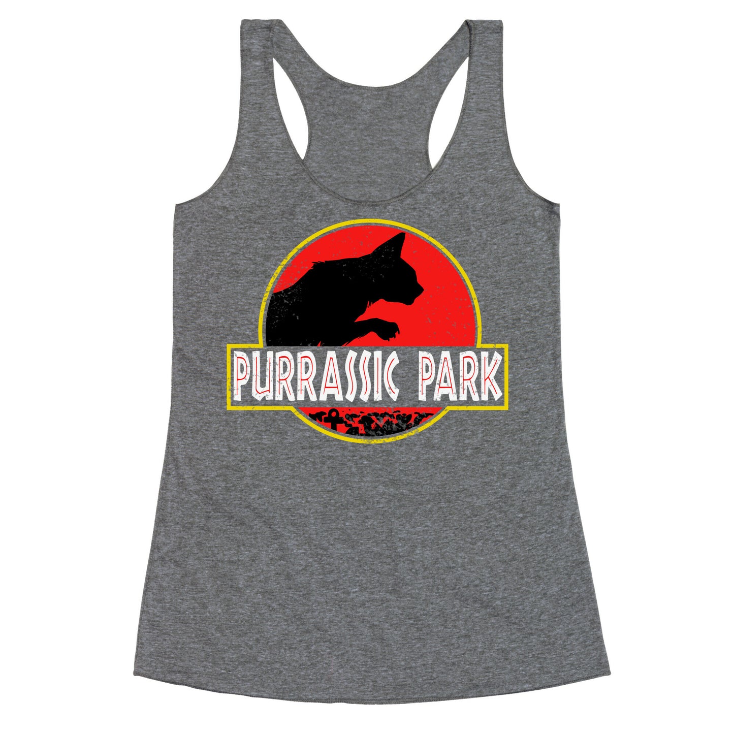 Purrassic Park Racerback Tank