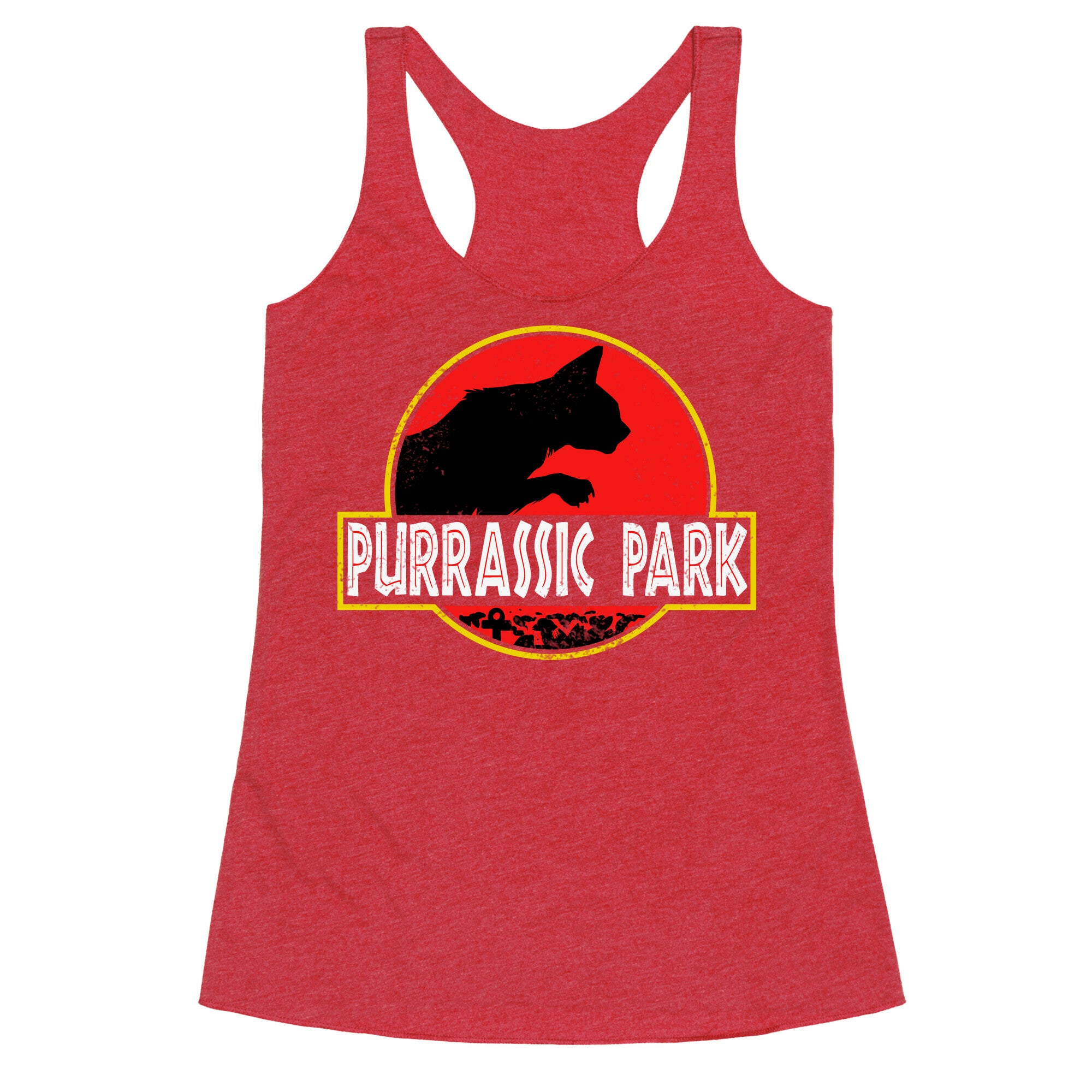 Purrassic Park Racerback Tank