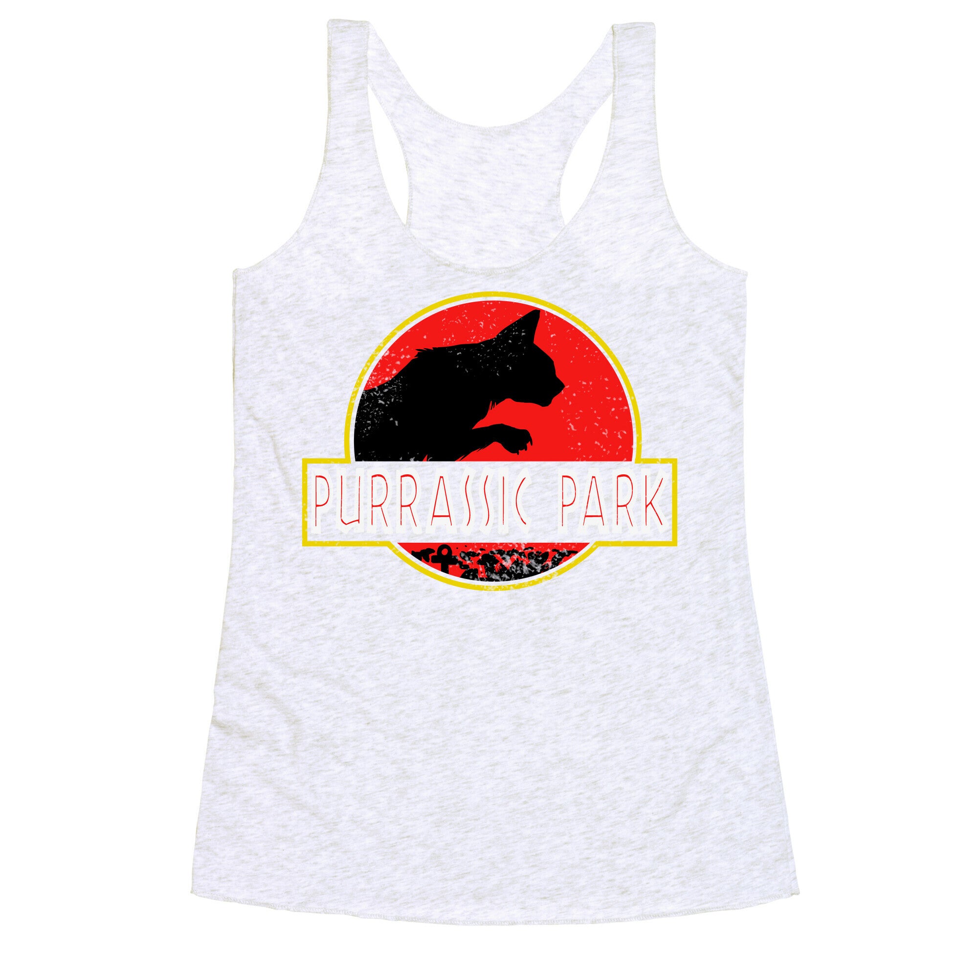 Purrassic Park Racerback Tank