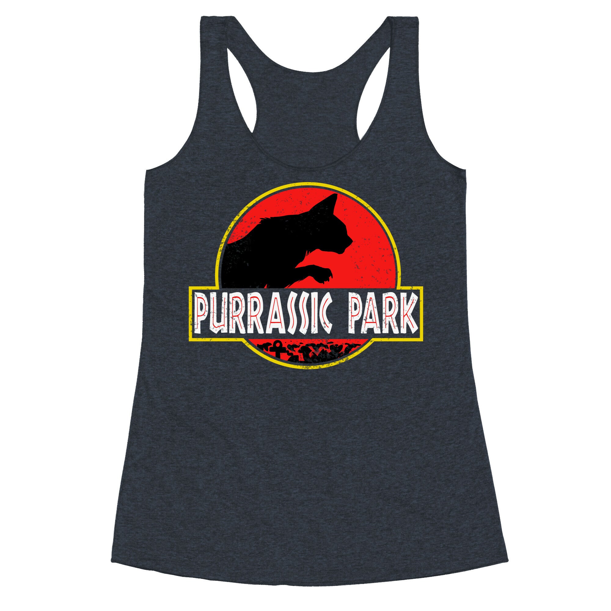 Purrassic Park Racerback Tank