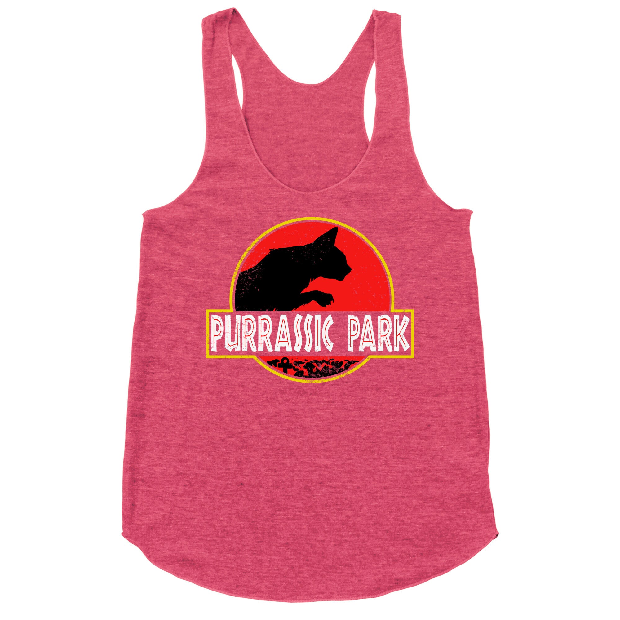 Purrassic Park Racerback Tank