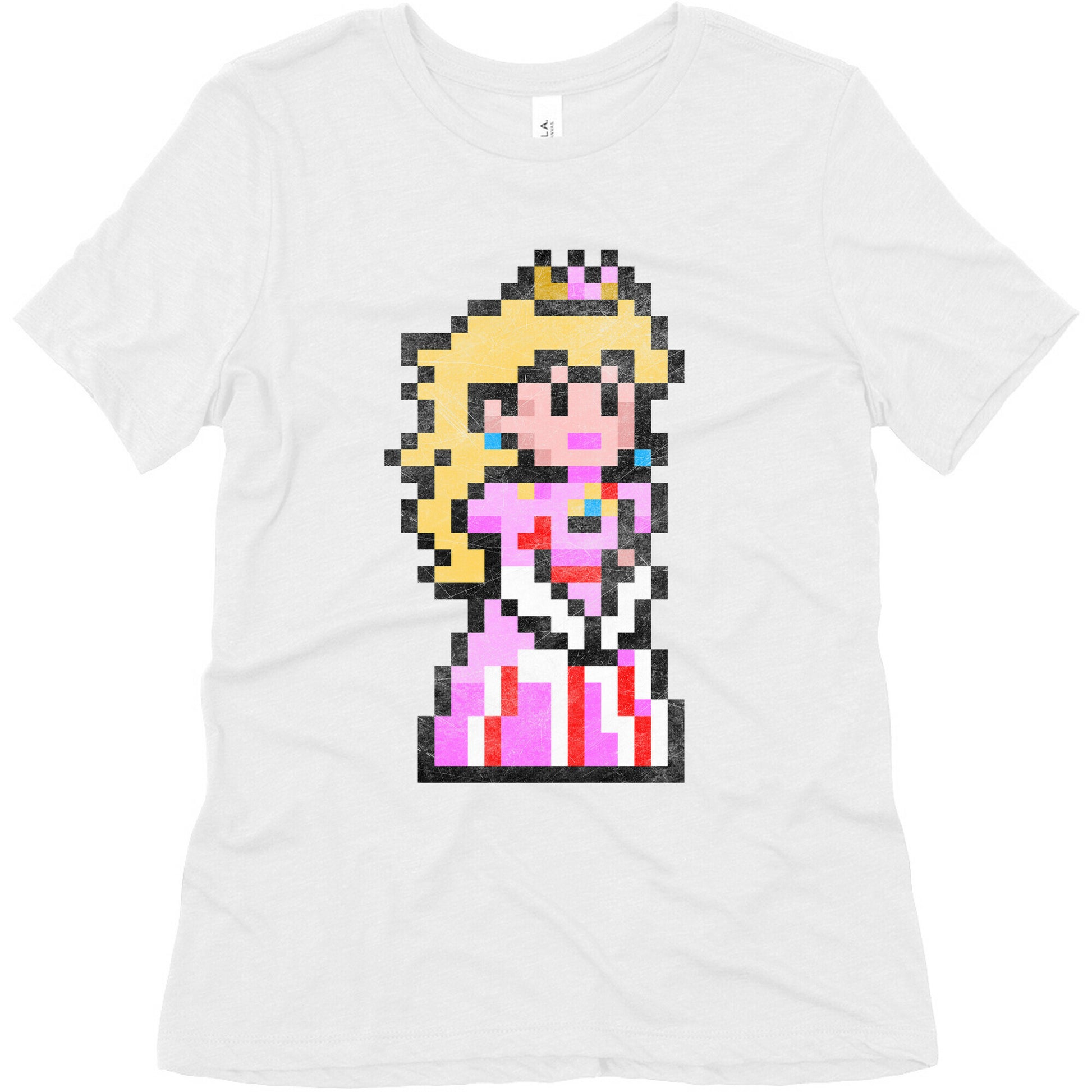 Princess Peach 8-Bit Parody Women's Triblend Tee