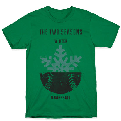 Winter and Baseball T-Shirt