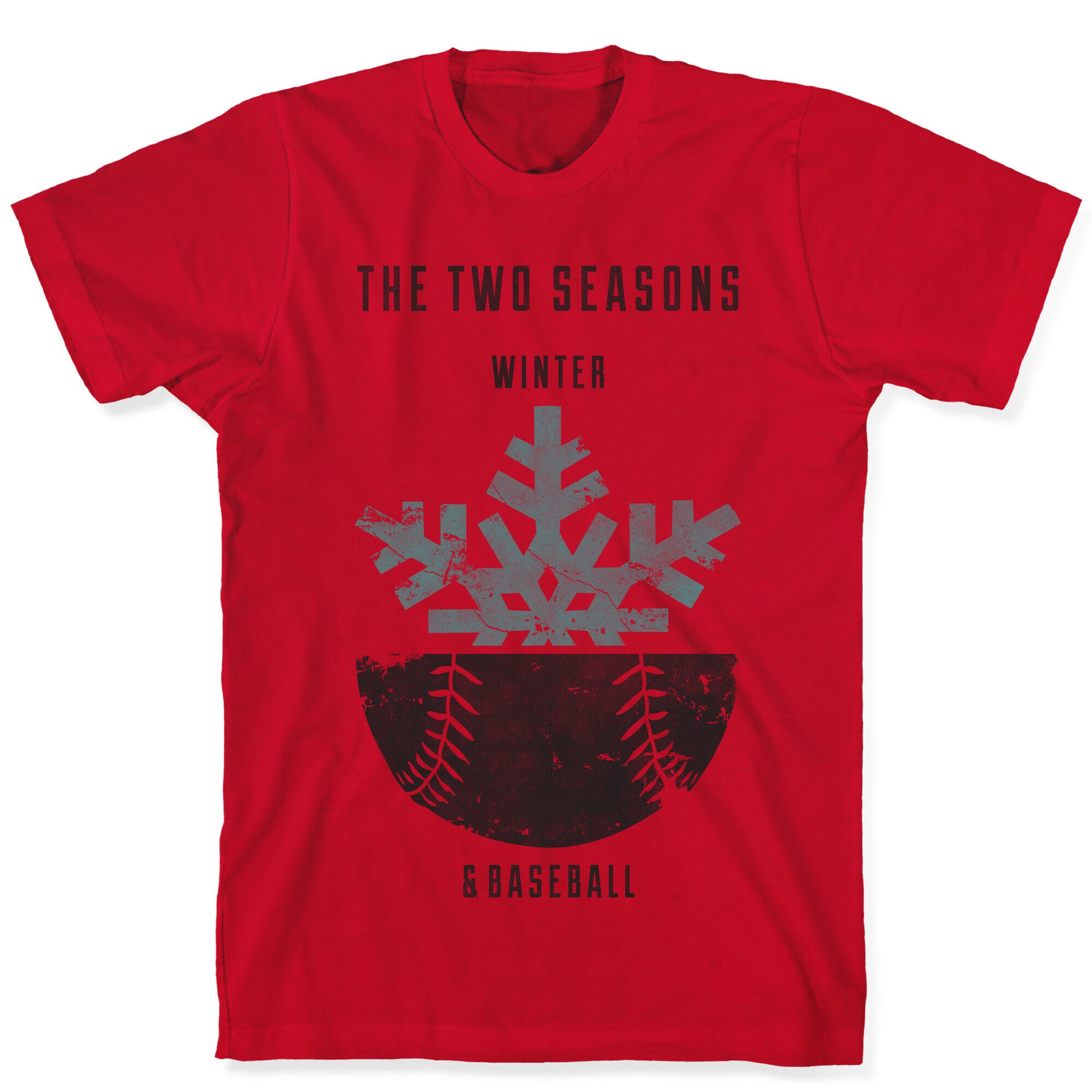 Winter and Baseball T-Shirt