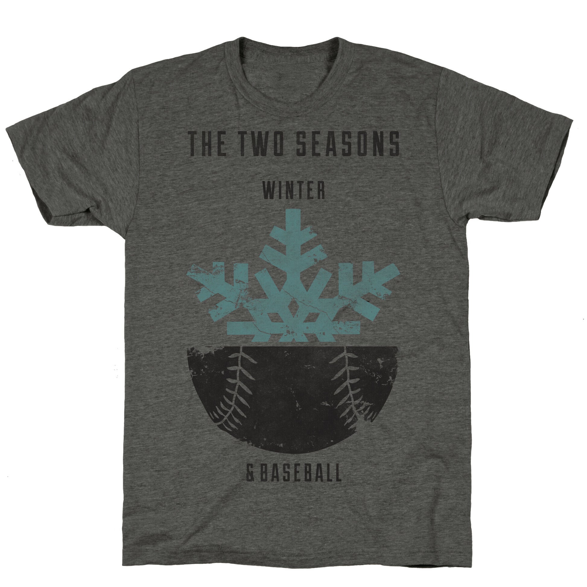 Winter and Baseball Unisex Triblend Tee