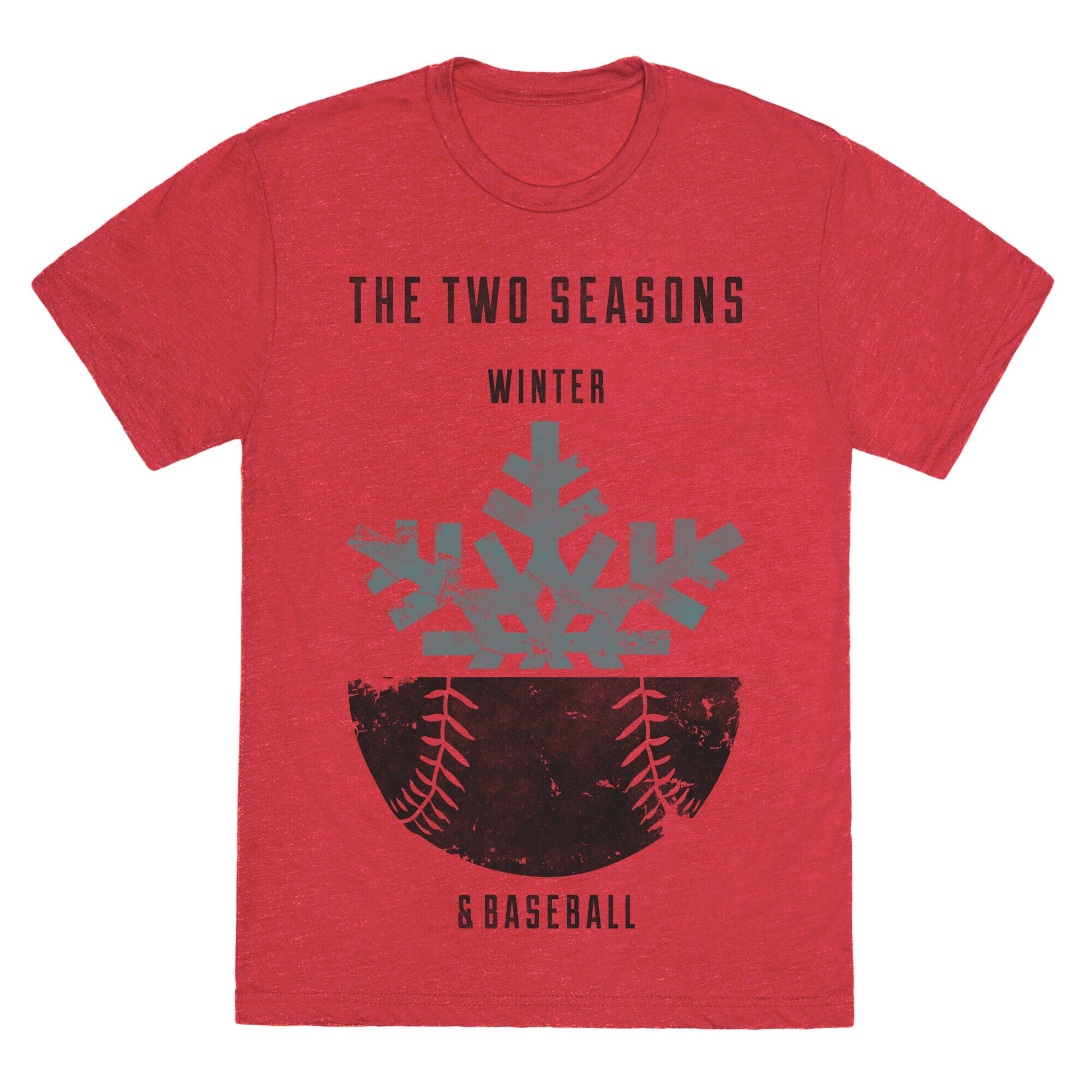 Winter and Baseball Unisex Triblend Tee