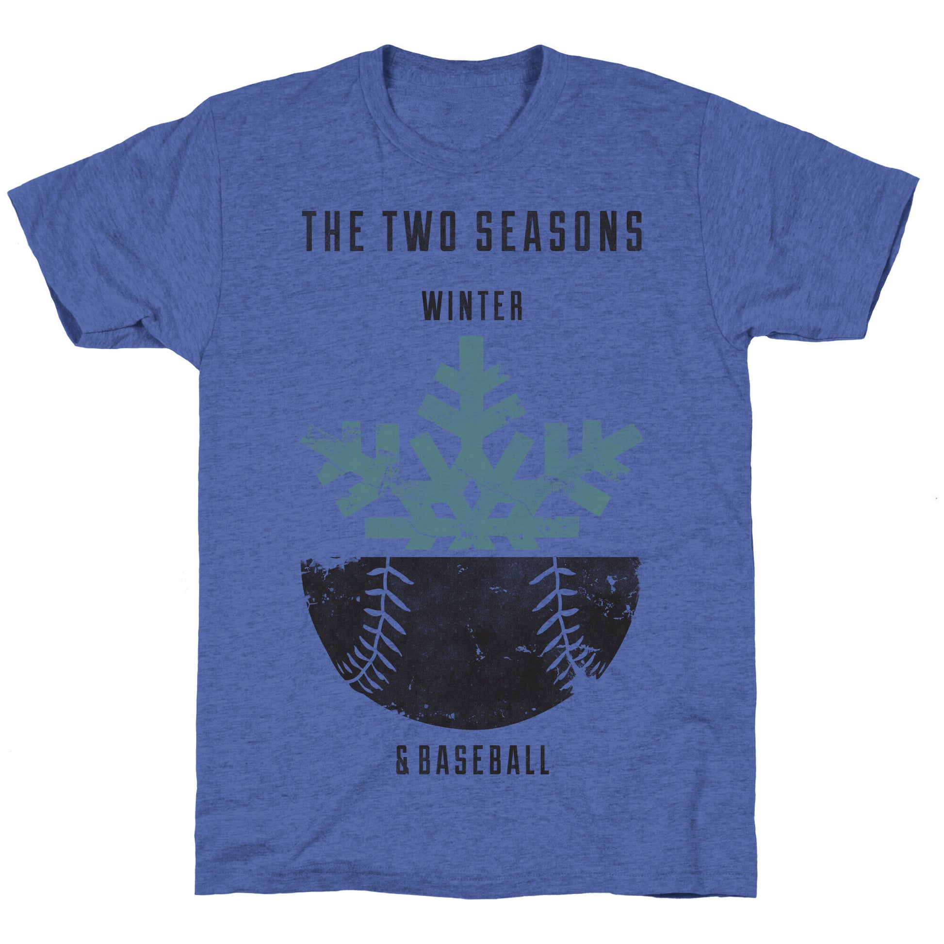 Winter and Baseball Unisex Triblend Tee