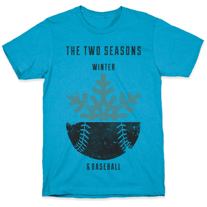 Winter and Baseball Unisex Triblend Tee