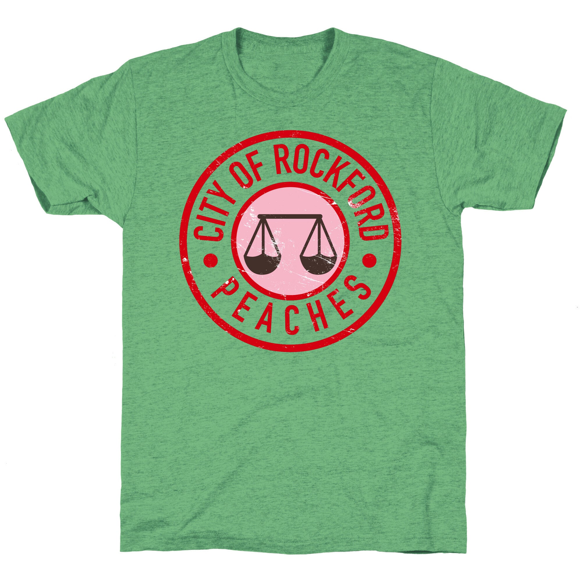 City Of Rockford Peaches Unisex Triblend Tee