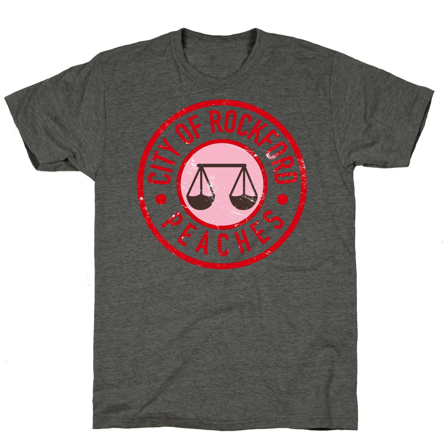 City Of Rockford Peaches Unisex Triblend Tee