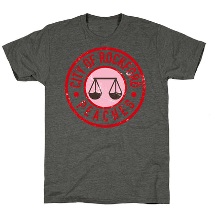 City Of Rockford Peaches Unisex Triblend Tee