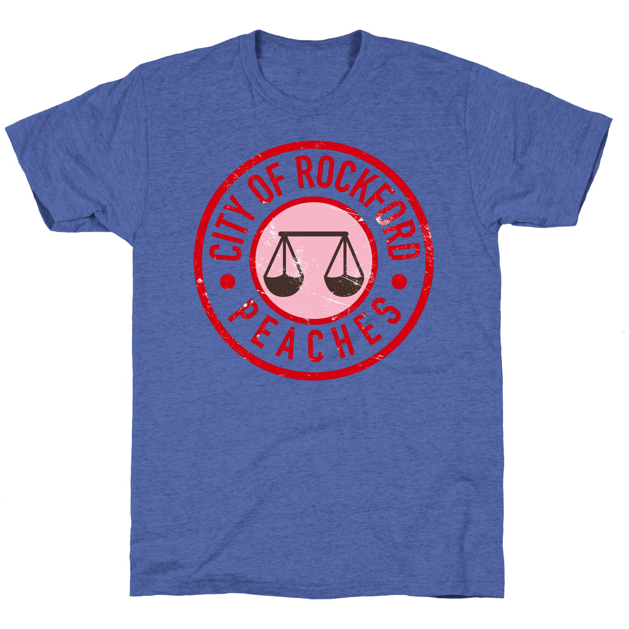 City Of Rockford Peaches Unisex Triblend Tee