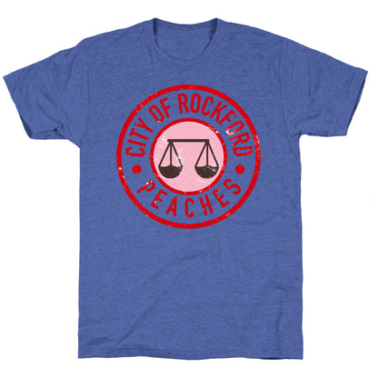 City Of Rockford Peaches Unisex Triblend Tee