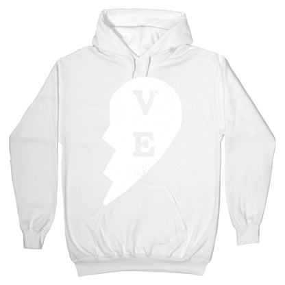 Love "ve" Couples Shirt Hoodie