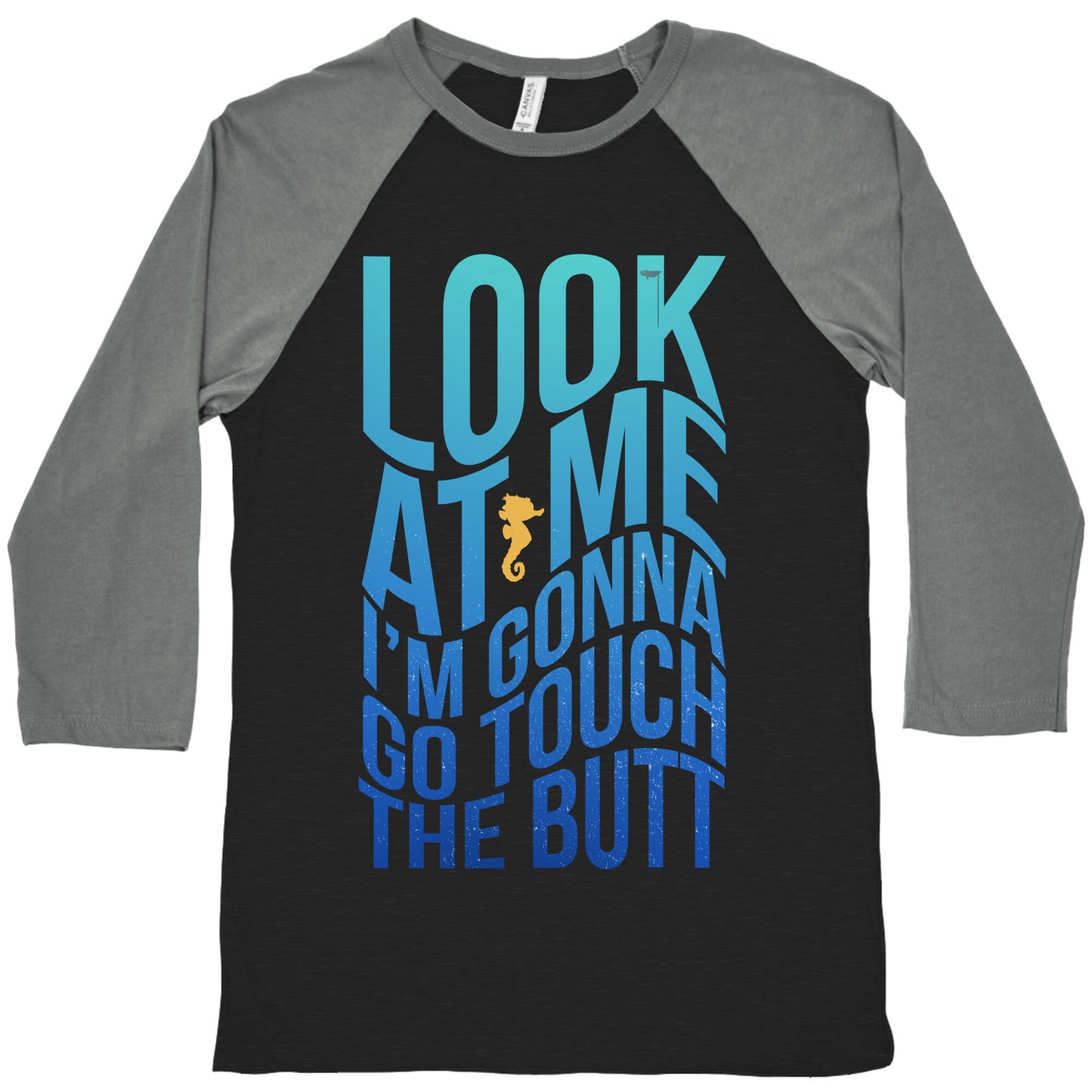 Touch the Butt Baseball Tee