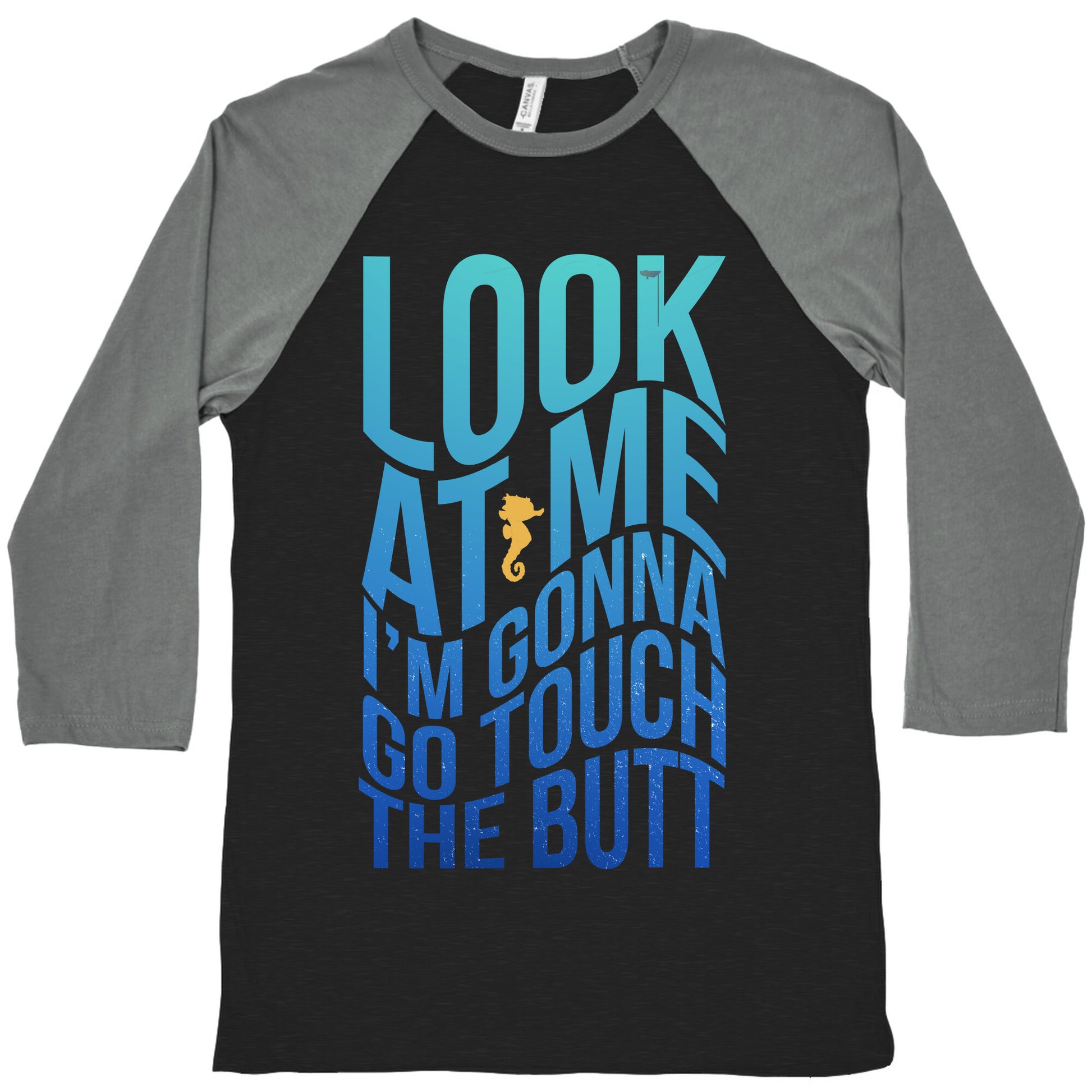 Touch the Butt Baseball Tee