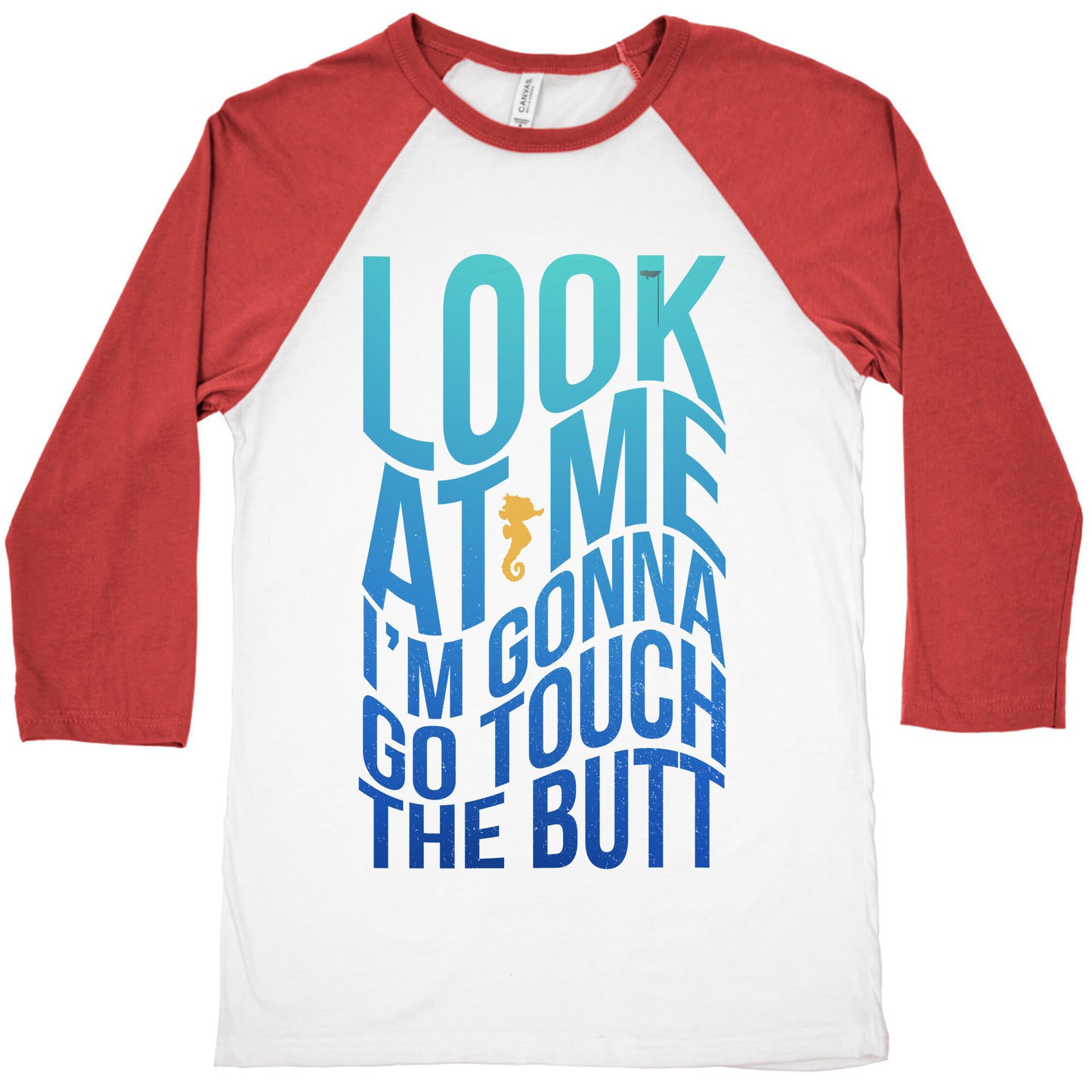 Touch the Butt Baseball Tee