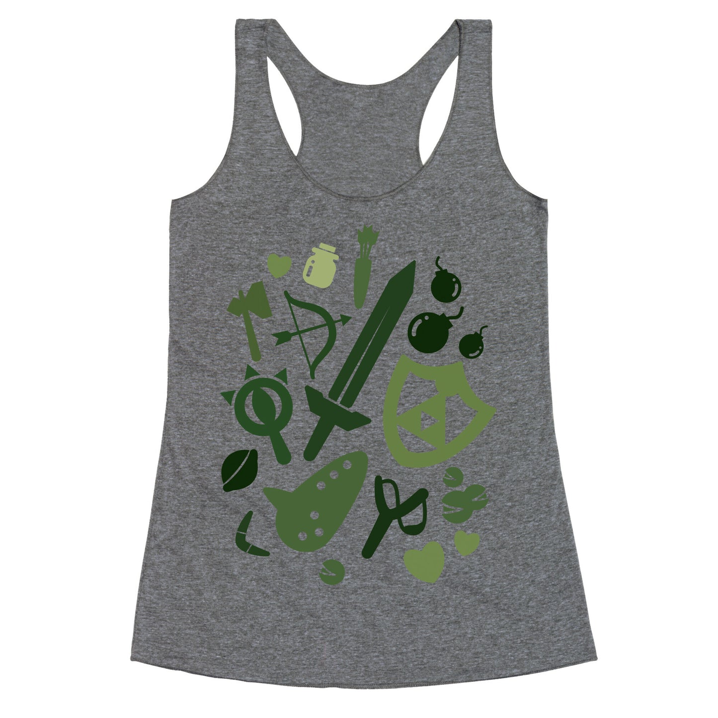 Link's Inventory Racerback Tank