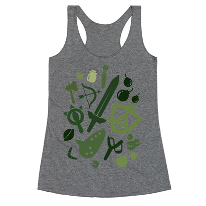 Link's Inventory Racerback Tank