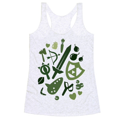 Link's Inventory Racerback Tank